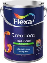 Flexa Creations Muurverf - Extra Mat - Mengkleuren Collectie - 100% Krokus  - 5 liter