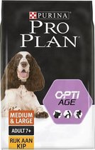 Pro Plan Adult 7+ Medium & Large Honden Droogvoer - Kip - 14 kg