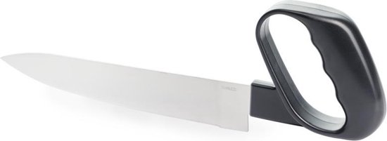 Gehoekt koksmes - Ergonomisch mes met gehoekte handgreep - Vleesmes |  bol.com