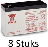 8 Stuks Yuasa lead-acid Batterij NP7-12