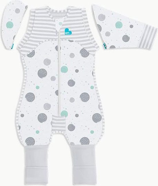 Love to Dream™ Swaddle Up™ Pyjama Baby - Inbakeren afbouwen - 4-6 maanden - 6-8.5 kg - Zomer - Wit
