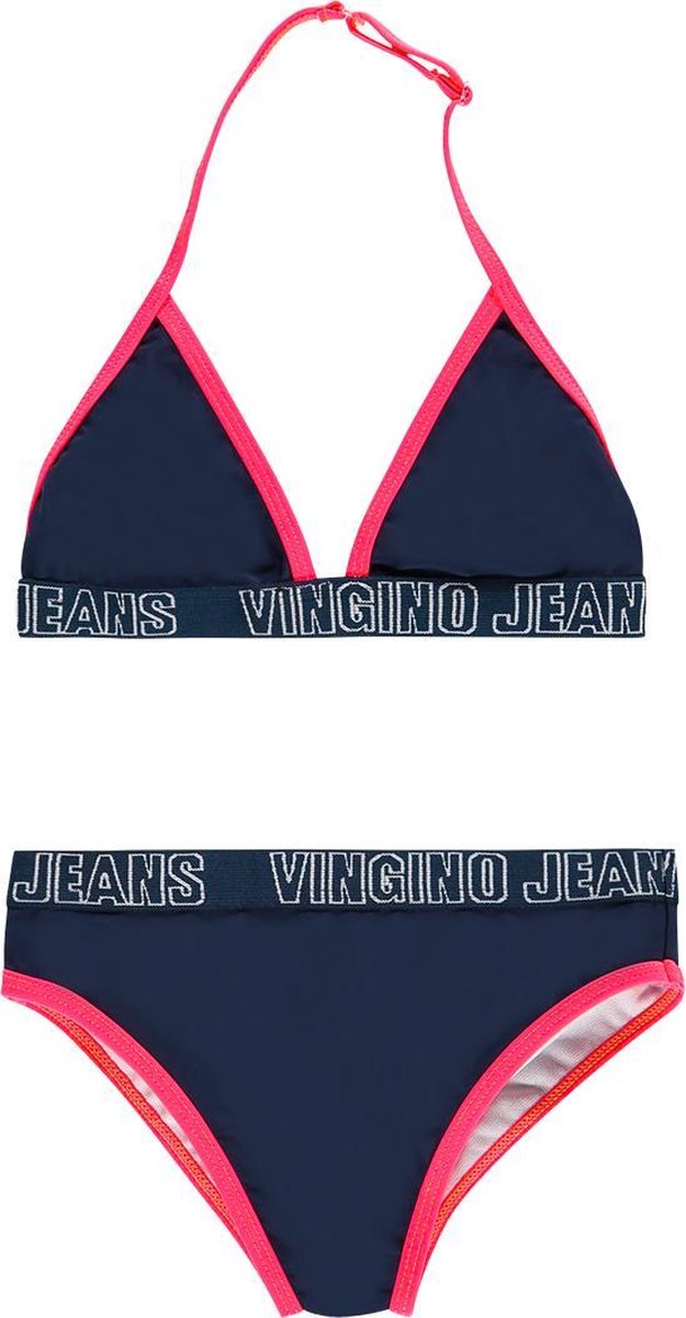 mannetje Aanpassing lineair Vingino Meisjes Bikini - Dark Blue - Maat 176 | bol.com