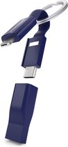 Vonmählen High Five USB-kabel USB A USB C/Micro-USB B/Lightning Blauw