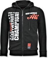 Exclusieve Sportvest Heren - Muhammad Ali Champion Print - Zwart