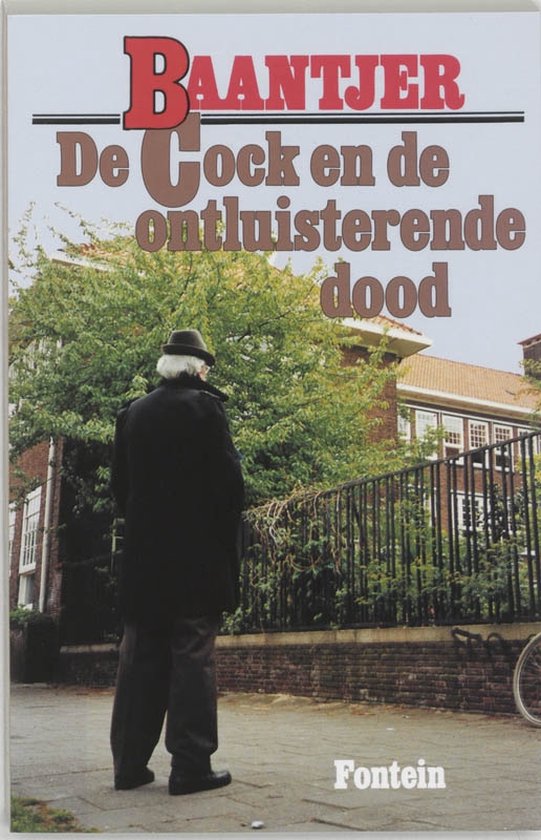Cover van het boek 'De Cock en de ontluisterende dood' van A.C. Baantjer