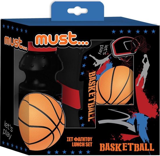 Must Basketball - boîte-cadeau boîte à lunch et bouteille d'eau