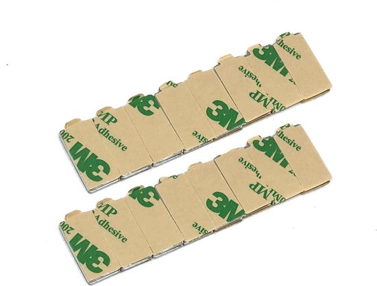SHYSBV 20 stuks zelfklevende magneten, 30 x 10 x 1 mm
