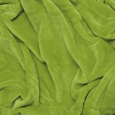 Microfleece deken groen 200 cm