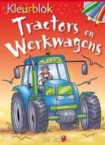 Kleurblok Tractors En Werkwagens