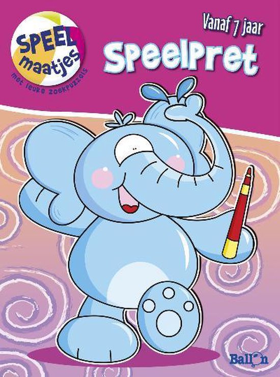 Cover van het boek 'Speelmaatjes Speelpret vanaf 7 jaar (olifant)'