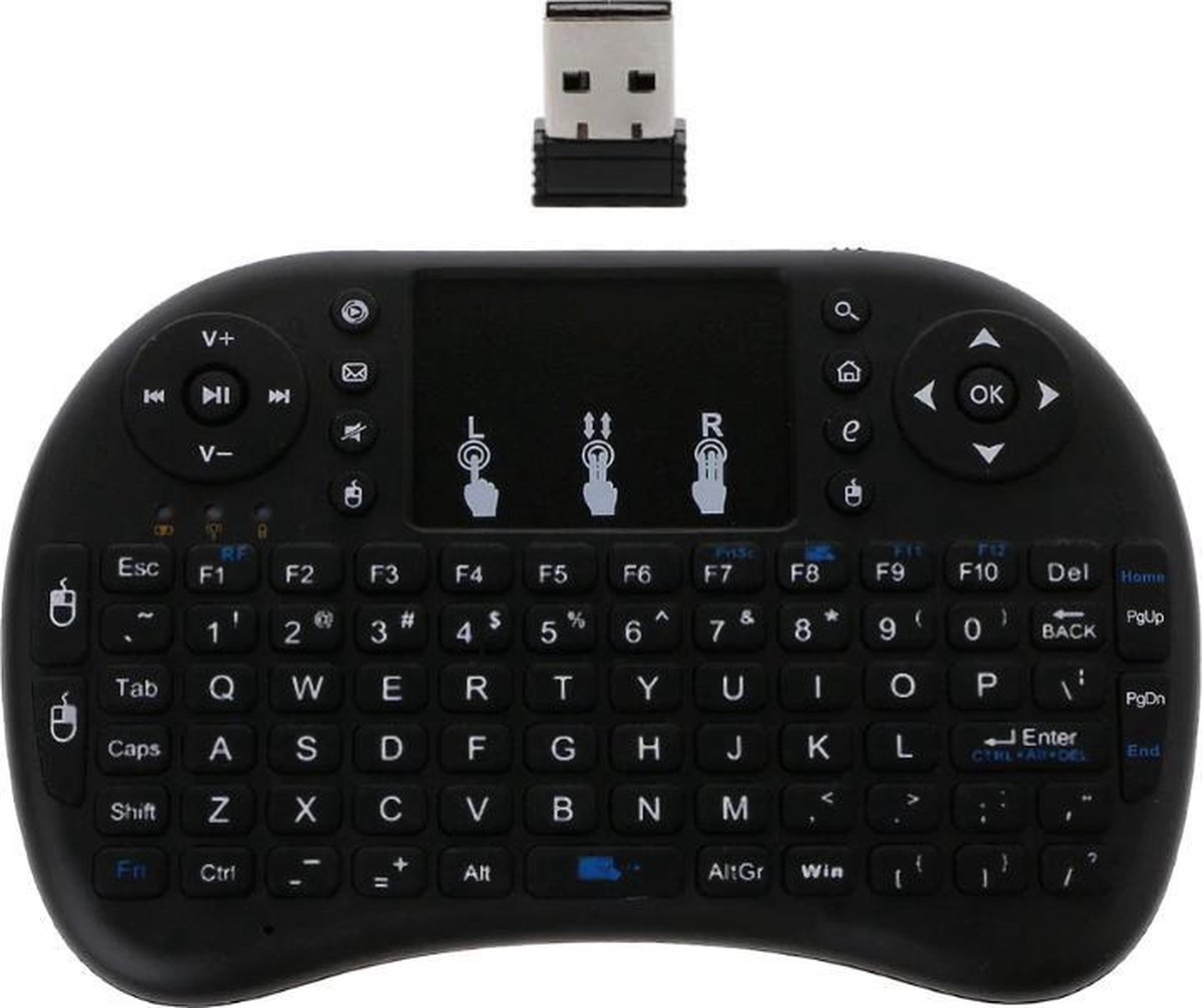 HammerTECH Keyboard - draadloos toetsenbord met muis - Touchpad