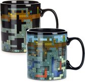 Mug thermo-réactif Minecraft XL