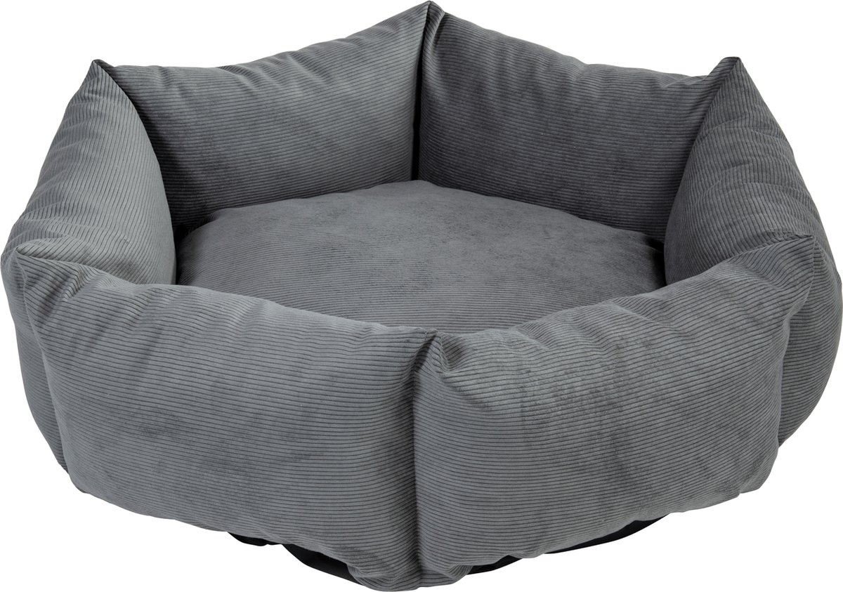 Animal Boulevard Ab10154 - Manden En Kussens - Hond - Ab Hexagon Mand Asgrijs-l 90x90x32cm - Maat: L