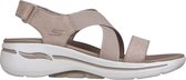 Skechers Go Walk Arch Fit Sandal - Tre Dames Sandalen - Taupe - Maat 36