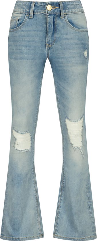 Raizzed Melbourne Crafted Meisjes Jeans - Light Blue Stone - Maat 134