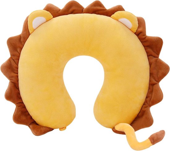 Reiskussen, 100% traagschuim U-vormig nekkussen, zacht nekkussen met oogmasker