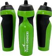 Squeeze Bidon - Sport Fles - Green / Black