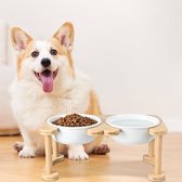 Voerbak für Huisdieren, Verhoogde / Bowls voor Katten en Honden / dog feeding station