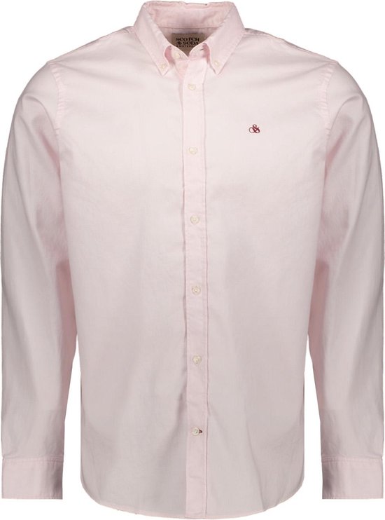 Scotch & Soda Overhemd Essential Oxford Solid Shirt 175475 6936 Mannen Maat - XL