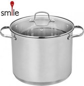 Smile MGK 08 - Marmite - casserole - acier inoxydable - 11 litres