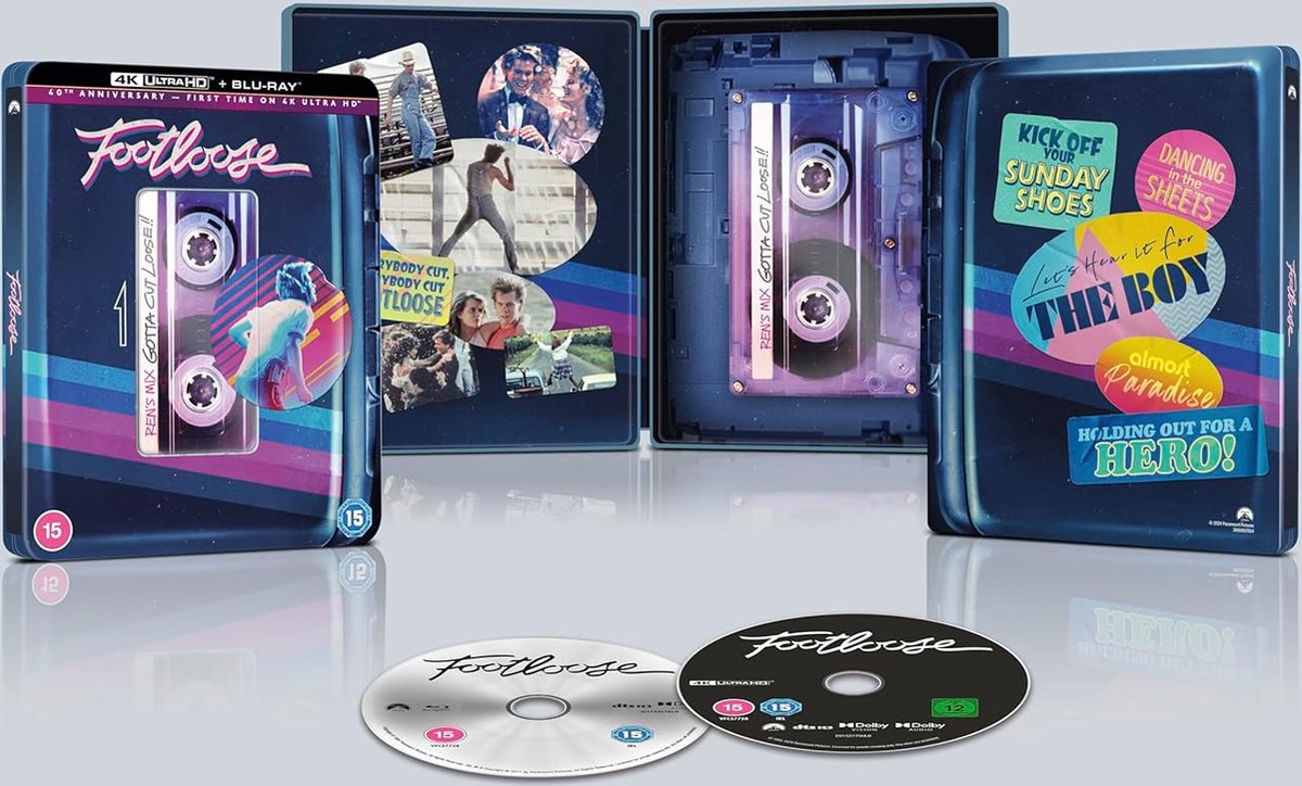 Footloose - 4K UHD + blu-ray - Import - Steelbook-