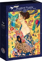 Art by Bluebird puzzel 1000 stukjes "Lady with fan" Gustave Klimt