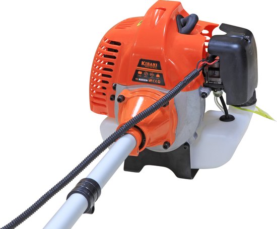 Kibani Kantenmaaier 4-in-1 - Bosmaaier Benzine - 52 cc / 1.9 pk 2-takt Motor - Incl. 4 Onkruidborstels, Maaidraad, Zaagblad 40-tands en Veiligheidsset van Kibani — afbeelding 3
