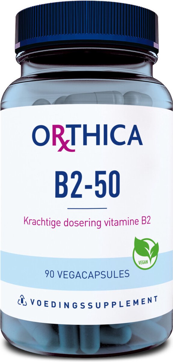 Goedkoopste Orthica B2-50 - Vitamine B2 - 90 vegacapsules