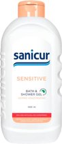 Sanicur Sensitive Bad en Douchegel - 4x 1000ml - Voordeelverpakking