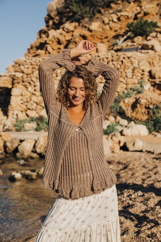 Girls Sweat Cardigan Ibiza