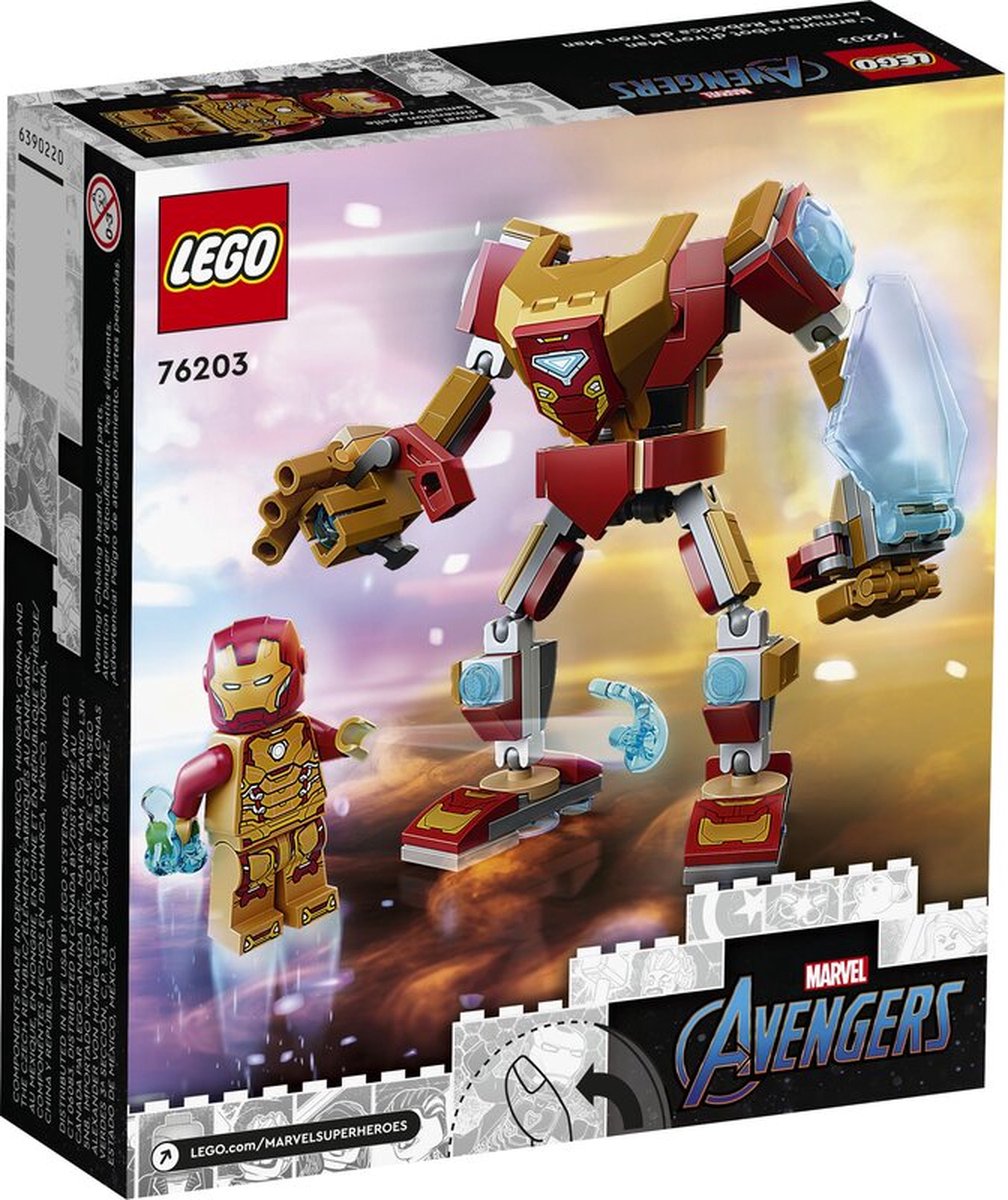 LEGO Marvel Iron Man Mechapantser - 76203 — afbeelding 20