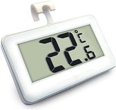 Thermometer koelkast - Ijskast thermometer - (Hangend, Staand en Magnetische Stok) - Wit