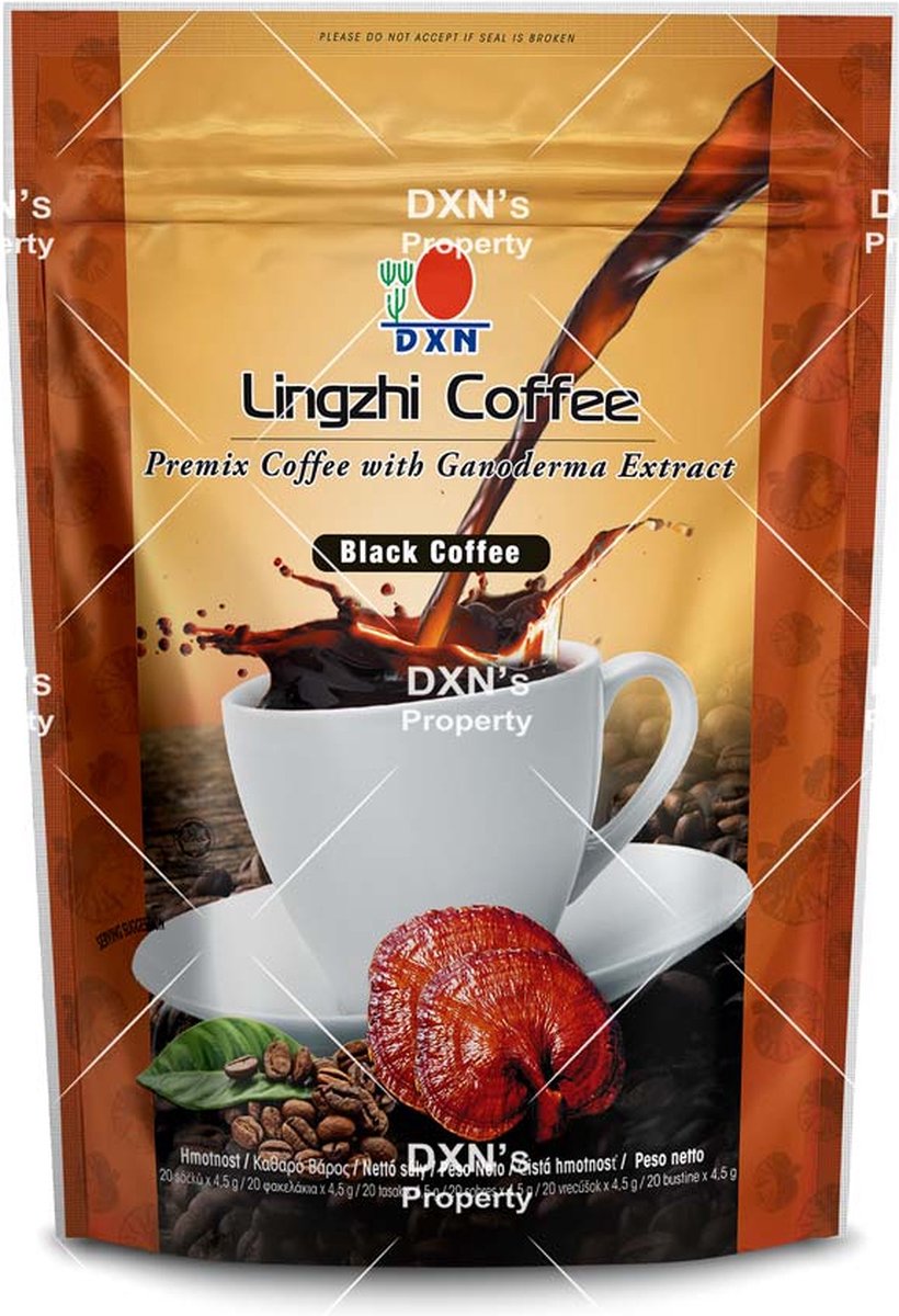 DXN Lingzhi Black Coffee 20 zakjes