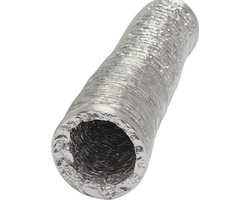 STARX afvoerslang Ø 125 mm - Aluminium - Lengte 10 mtr - Alu