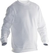 Jobman 5120 Roundneck Sweatshirt 65512010 - Wit - L