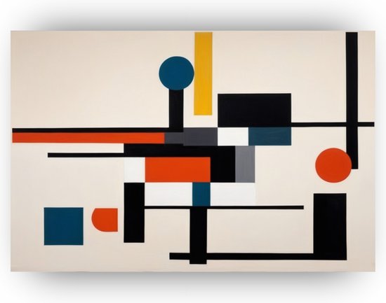 Bauhaus poster - Abstract poster - Poster Bauhaus - Muurdecoratie - Posters