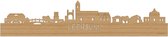 Skyline Leersum Bois de Bamboe - 120 cm - Décoration de la maison - Décoration murale - Plus de villes disponibles - Idée de salon - City Art - City art - Cadeau pour lui - Cadeau pour elle - Anniversaire - Mariage - WoodWideCities