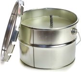 Bol.com Buitenkaars - buitenblik kaars eucalyptus - Ø18x14 cm - 50 uur branduren - gerecyclede paraffine - set van 2 - Rustik Lys aanbieding