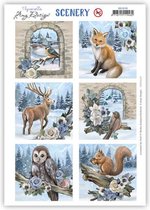 Scenery - Amy Design - Whispers of Winter - Winter Birds - Square