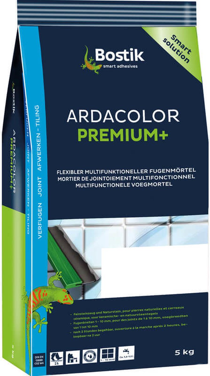 Bostik Ardacolor Premium+ voegmortel - 5 kg zak - bahamabeige - voor tegels en natuursteen 1-10 mm