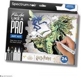 Spectrum Noir - Fan Art Like A Pro Art Kit - Harry potter Magical creatures- PFANHP1 CREAT