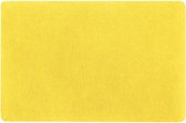 Tapis de sol/tapis de bain Spirella - Supersoft - version luxe à poils longs - jaune - 50 x 80 cm - Microfibre - Antidérapant - Séchage rapide