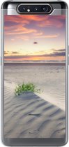 Geschikt voor Samsung Galaxy A80 hoesje - Zonsondergang in een landschap in Nederland - Siliconen Telefoonhoesje
