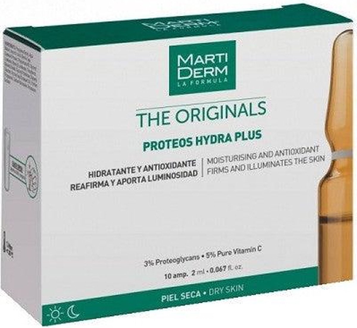 Ampullen Martiderm The Originals Proteos Hydra Plus Hydraterend Antioxidant (10 X 2 ml)