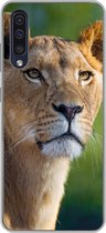 Geschikt voor Samsung Galaxy A50 hoesje - Portret - Leeuw - Wild - Siliconen Telefoonhoesje