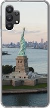 Samsung Galaxy A32 5G hoesje - New York - Vrijheidsbeeld - Amerika - Siliconen Telefoonhoesje