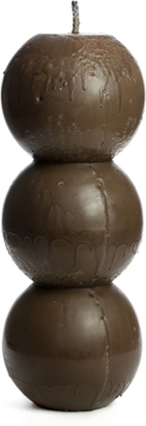 Buitenkaars - pilaarkaars grape - Ø15x38,5 cm - 90 branduur - Rustik Lys