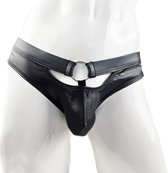 BamBella ® Slip Onderbroek - Maat L - MAT glans - Zwart BDSM kleding erotische heren kleding