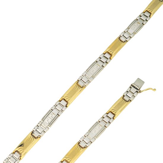 Bracelets à maillons Homme Lien Or 22 cm 7,5 mm 14 carats