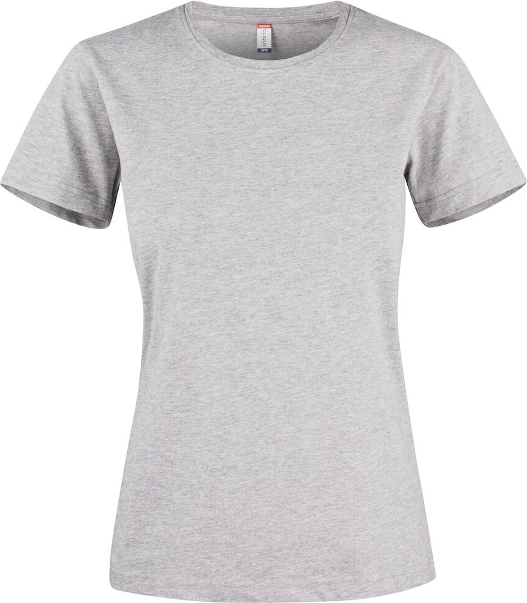 Clique Premium Fashion-T Women 029349 - Grijs-melange - S